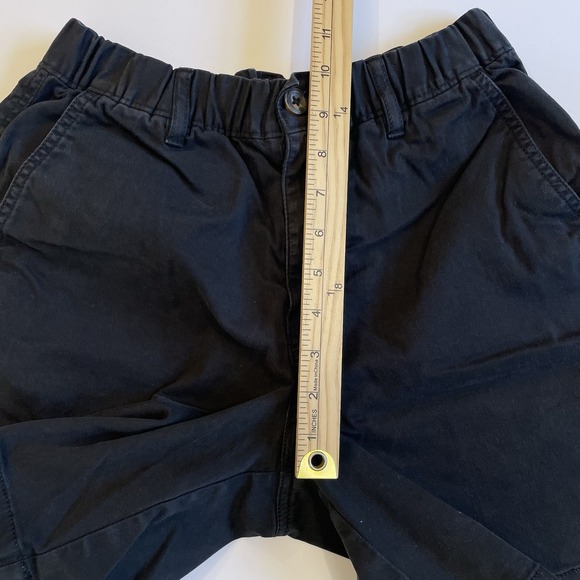 LOT OF 2 Bearbottom Stretch Shorts Mens Small 7" Inseam Chino Black Blue Pockets - Picture 6 of 13